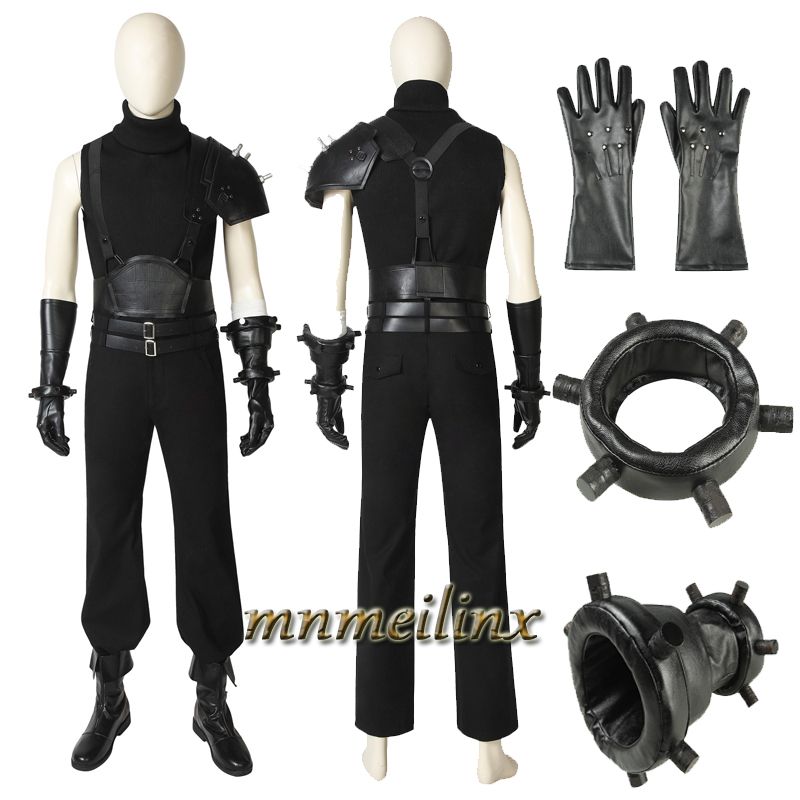New Final Fantasy Vii Cloud Strife Men/'s Uniform Cosplay Costume Full Set