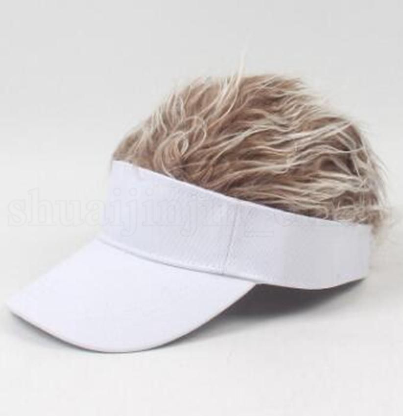 الاطفال قبعة بيضاء قبعة شعر مستعار