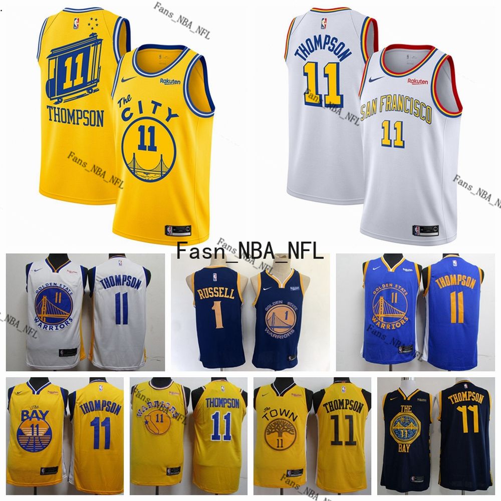 klay thompson blue jersey