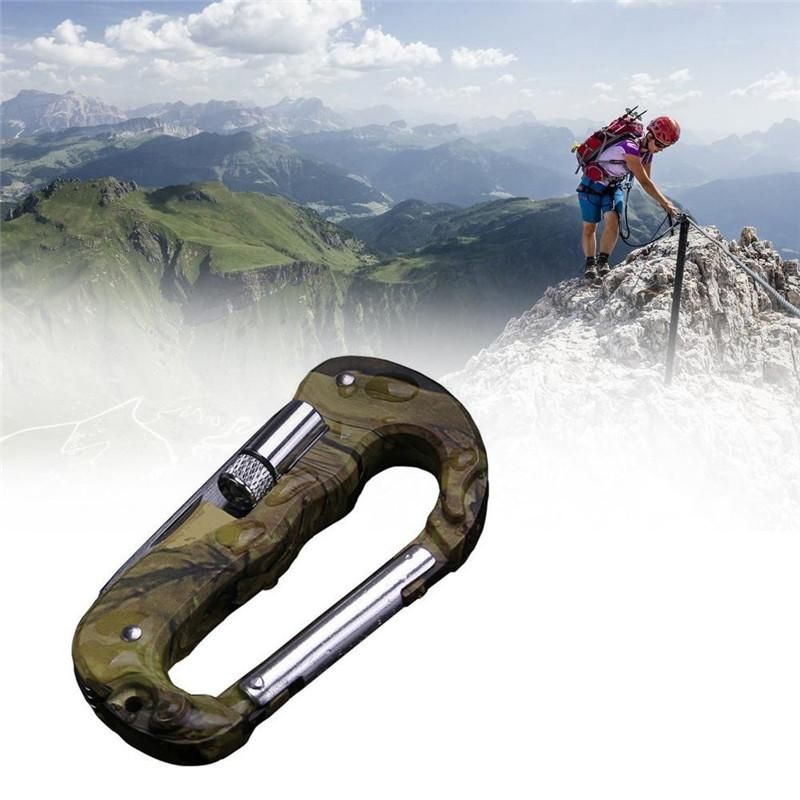 5 In 1 Multifunctional Hanging Buckle Tool Hiking Climbing Climbing