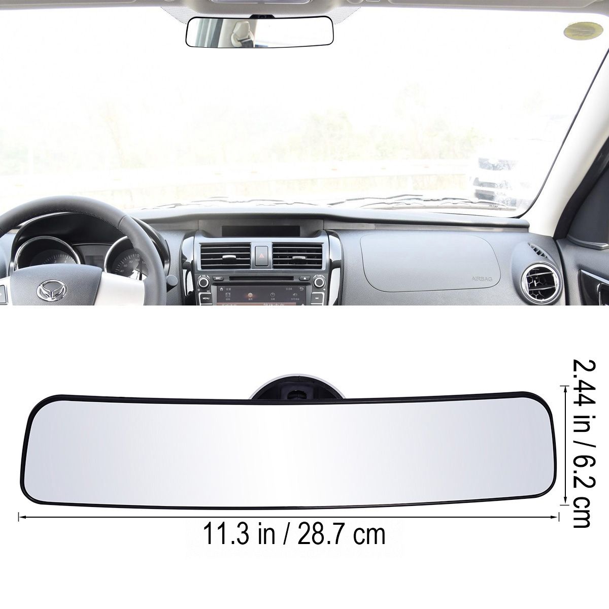 2019 Universal Panoramic Rear View Mirror With Suction Cup Wide Angle Rearview Baby Mirror For Kids Monitor Car Interior Mirrors From Fenfen003