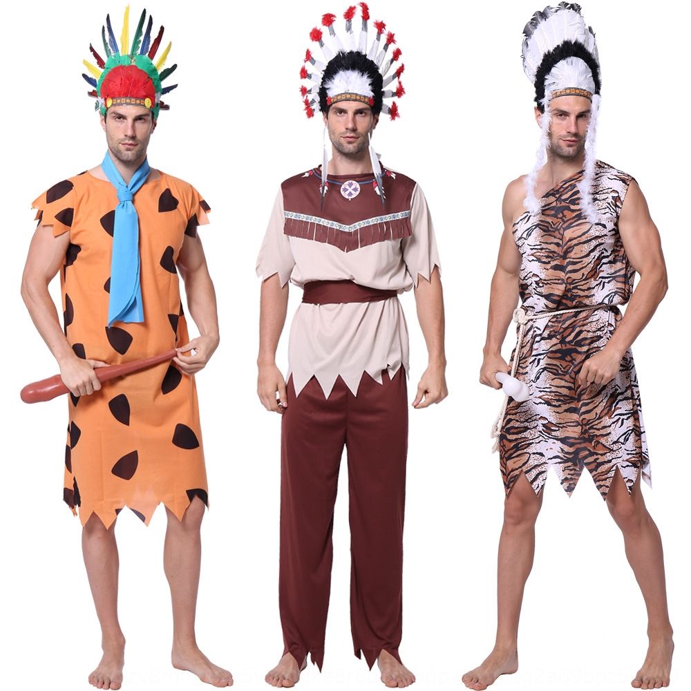 red indian costume male