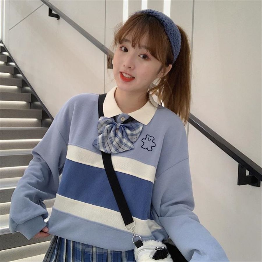 girls polo sweater