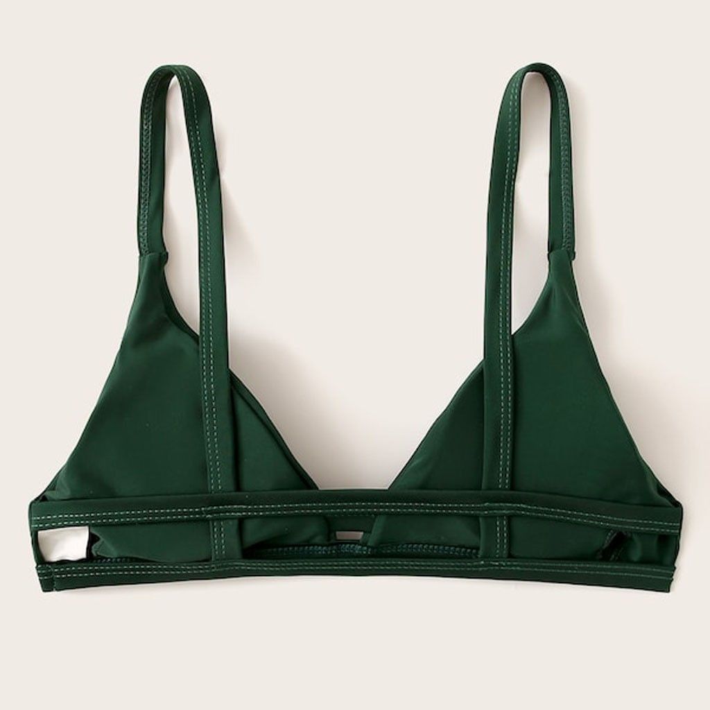 grey bathing suit top