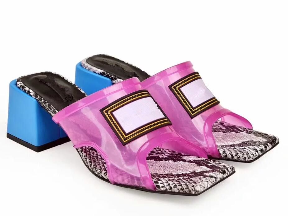 versace mules pvc