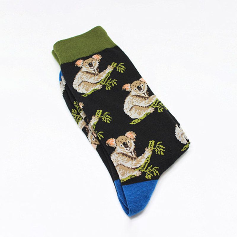 2020 Fashion Hip Hop Cartoon Men Socks Animal Fruit Personality