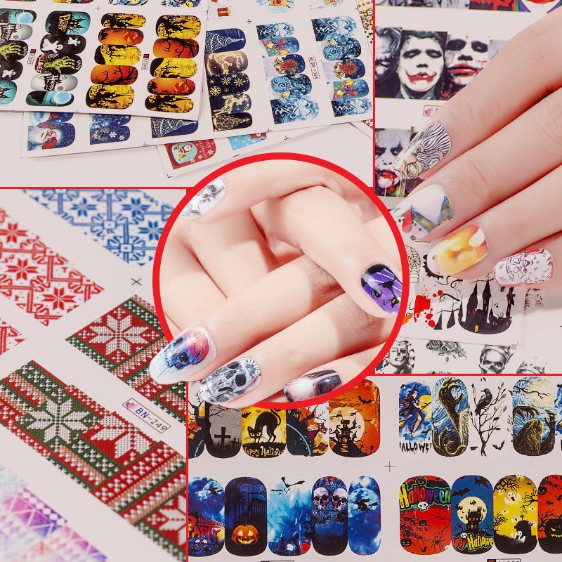 halloween nail decals