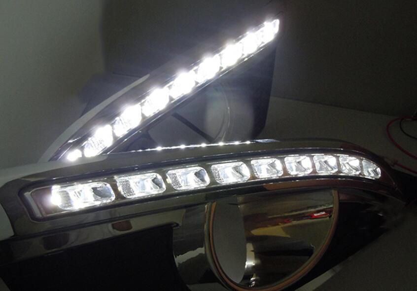 KIMISS 1 Pair Car Daytime Running Light,DRL LED Daylight,Fog Lamp for 11-12