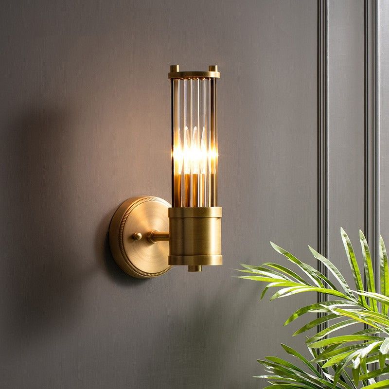 copper bedside wall lights