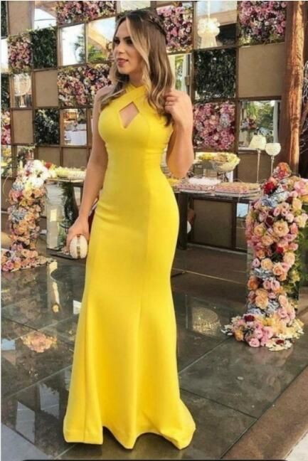 Vestido de noche trompeta/sirena fuera del hombro corte tren Encaje amarillo|  | - AliExpress