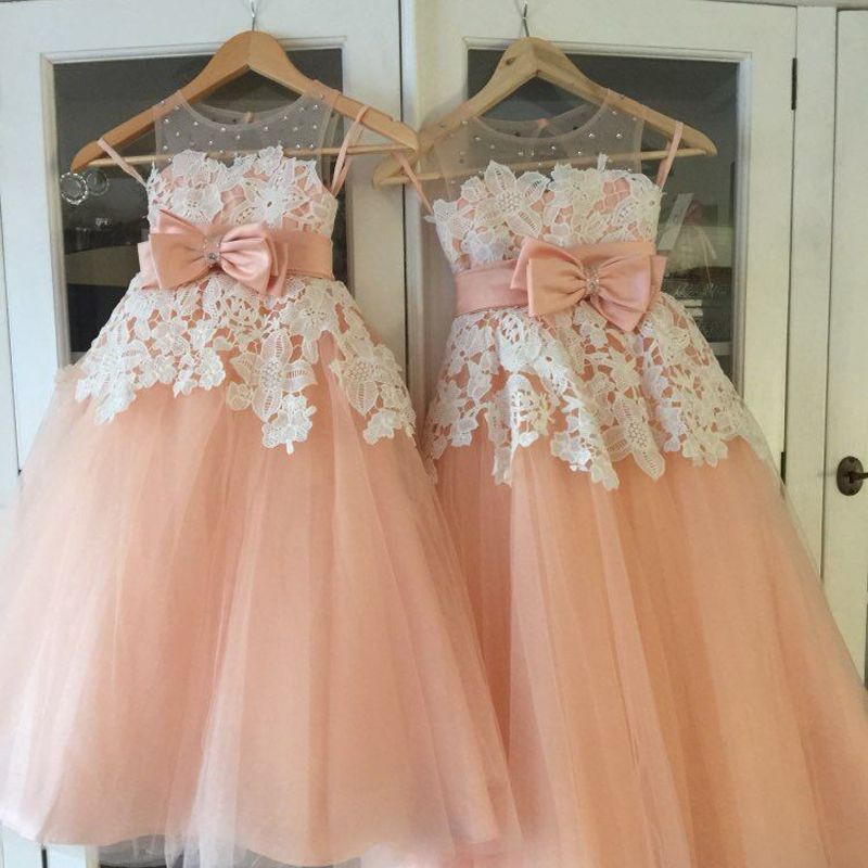 burgundy and blush flower girl dresses