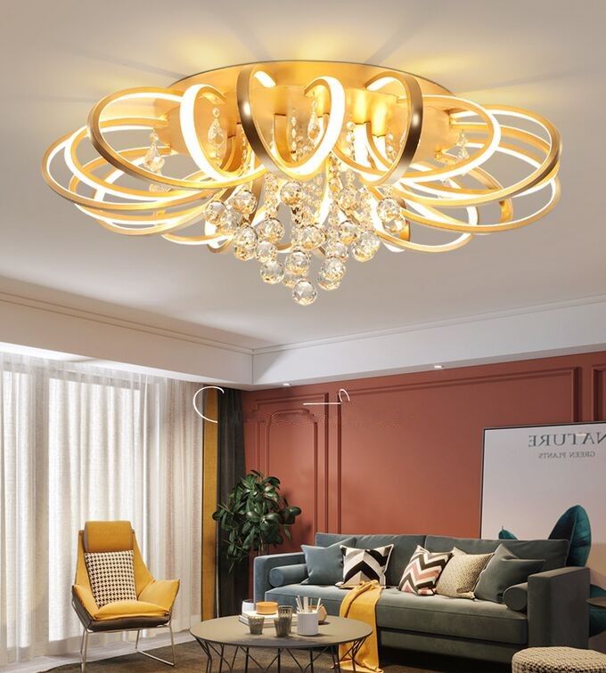 Fashion Bird Nest Led Ceiling Lights Crystal Shape To Choose High Quality Myy From Meilibaode2008 260 03 Dhgate Com - Crystal Nest Led Ceiling Light