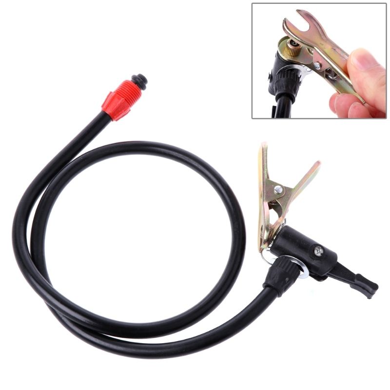 Bicycle Bike Tyre Tire Hand Air Pump Inflator Replacement Hose Tube Rubber Tool 