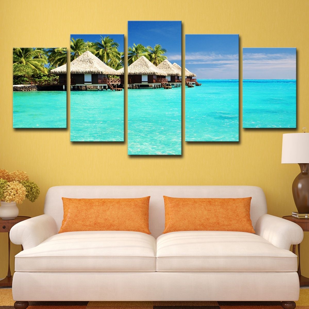 Get Toile de plage art mural For iPhone Free