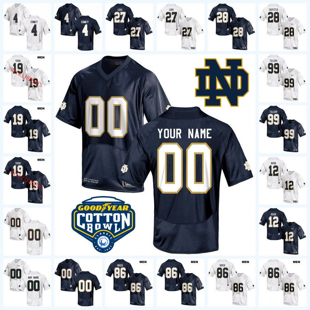 custom notre dame jersey