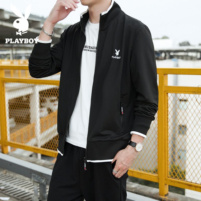 Mens Hoodies Spring Autumn Long Sleeve Jackets Coat Sportswear Male Sweatshirt