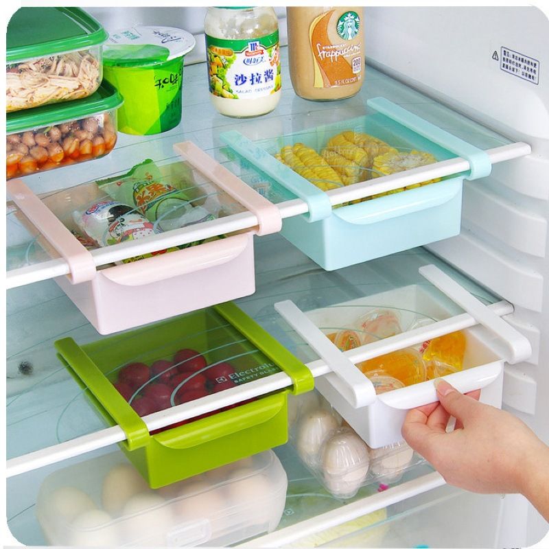 Introducing SlideMate Mini Fridge Organizer Rack : Compact ABS