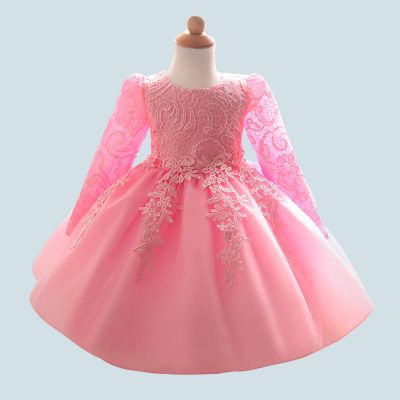 De Invierno Para Niña De Manga Larga Blanca Vestidos De Bautismo Bebé Niña 1 Año De Cumpleaños Ropa Niño Niño Chico Bautizo Ballena Ballena De 25,96 | DHgate