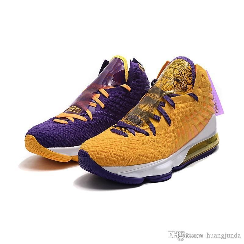 lebron james purple and gold shoes 