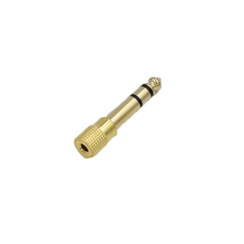 Jack 6,5 6.35mm enchufe masculino de 3.5mm hembra del conector de auriculares Amplificador Jack 6,5 6.35mm enchufe masculino de 3.5mm hembra del conector de auriculares Amplificador