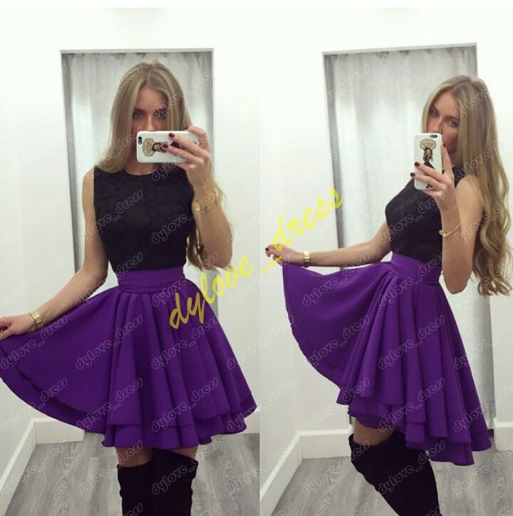 purple gala dress