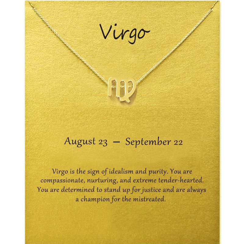 Compre 12 Constelacion Virgo Collar Colgante Para Las Mujeres Signo Del Zodiaco Collar De Color Oro Cadena De Clavicula Dainte Regalo De La Fiesta A 0 58 Del Jewelry Custom Es Dhgate Com Compre 12 Constelacion Virgo Collar Colgante Para Las Mujeres Signo Del Zodiaco Collar De Color Oro Cadena De Clavicula Dainte Regalo De La Fiesta A 0 58 Del Jewelry Custom Es Dhgate Com