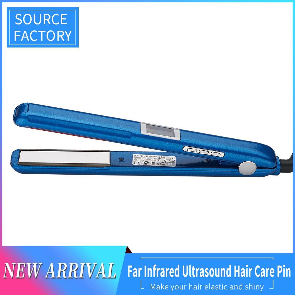 Compra Ultrasonic Infrarrojo Plancha De Frío De Color Azul Nueva Plancha De  Cerámica Enderezadora Del Pelo De Titanio Cuidado Del Cabello Barato |  Entrega Rápida Y Calidad | Es.Dhgate