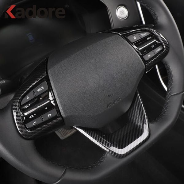 For Cantus Creta Ix25 2020 2021 Carbon Fiber Car Steering Wheel Protective Cover Trim Sticker Auto Interior Accessories Cool Interior Accessories For