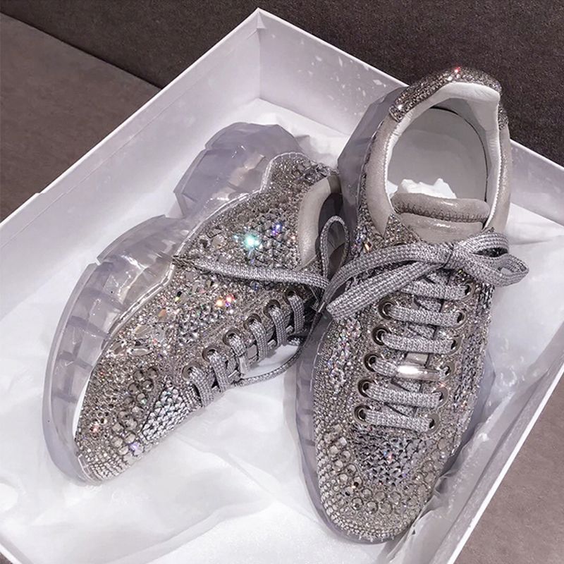 ladies bling sneakers