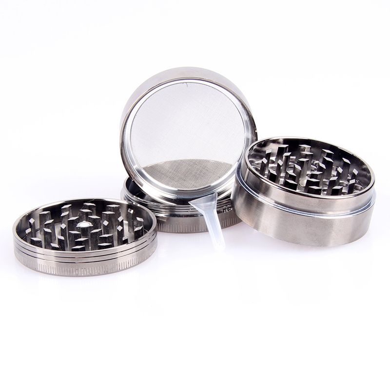 2021 Zinc Alloy Colorful Grinder 4 Layers Herb Grinders Chromium Crusher 40mm 50mm 55mm 63mm For
