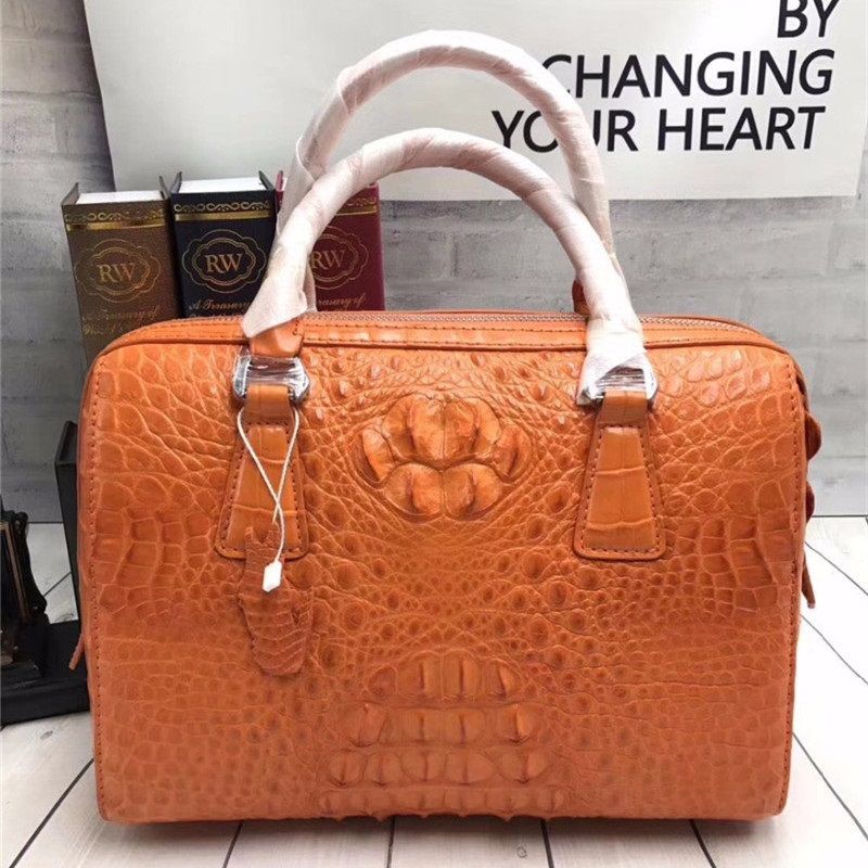 croc leather crossbody bolsa