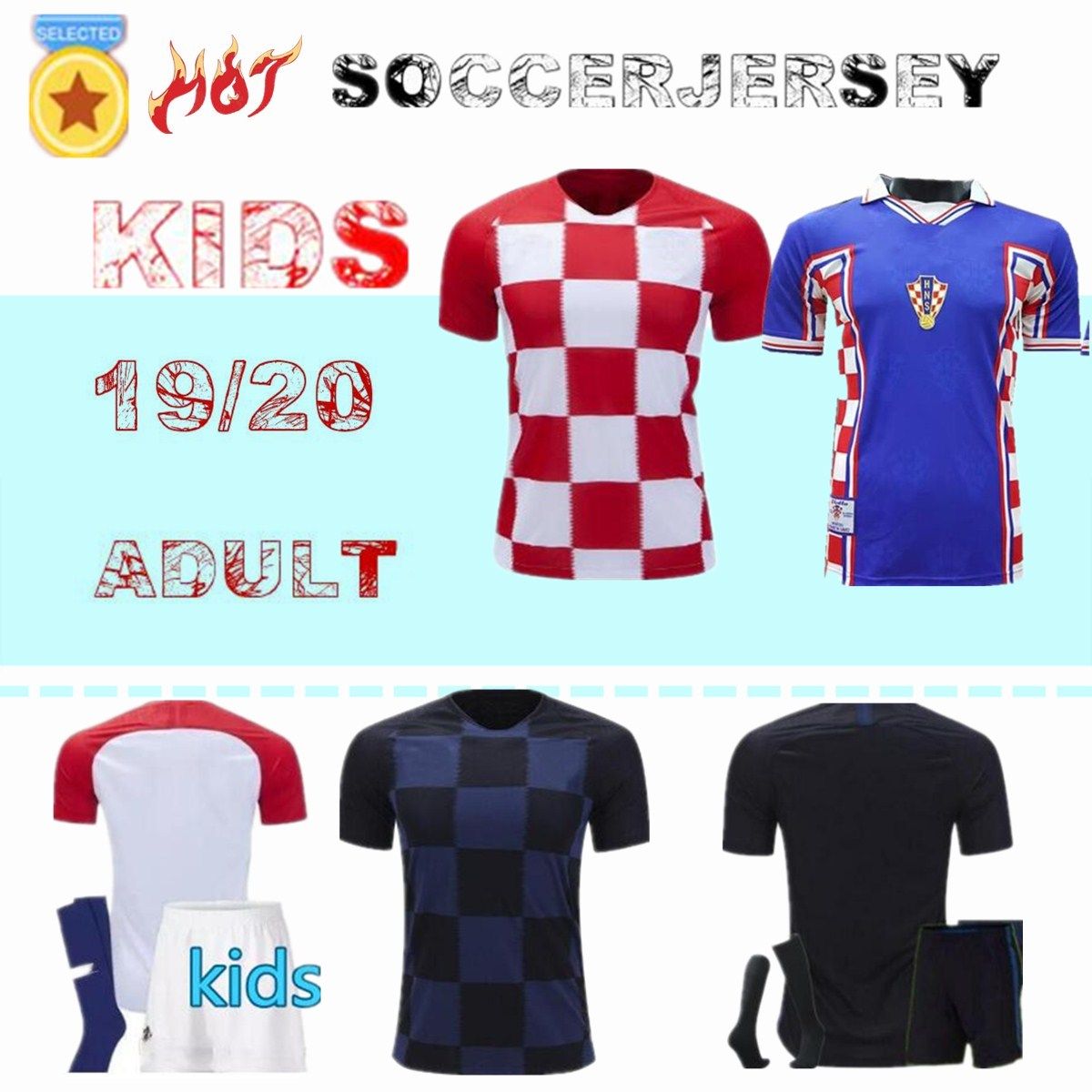 camiseta croacia modric niño