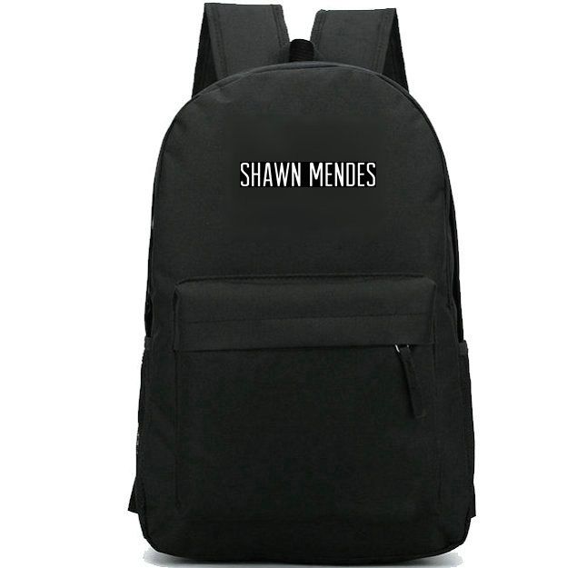 mochila mochila al aire libre Shawn Mendes mochila Puntadas música bolsa de Nueva