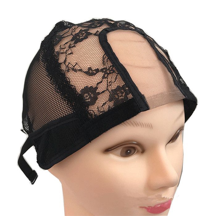 Mesh U-part Wig Cap For Making Black Lace Wigs For