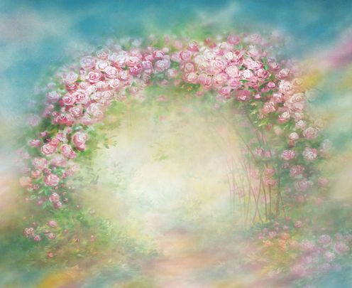 2021 7x5ft Fairy Tale Flowers Garden Tree Path Newborn Custom Washable Wrinkle Free Photo Studio Background Backdrop Polyester Fabric From Backdropsupplier 13 07 Dhgate Com