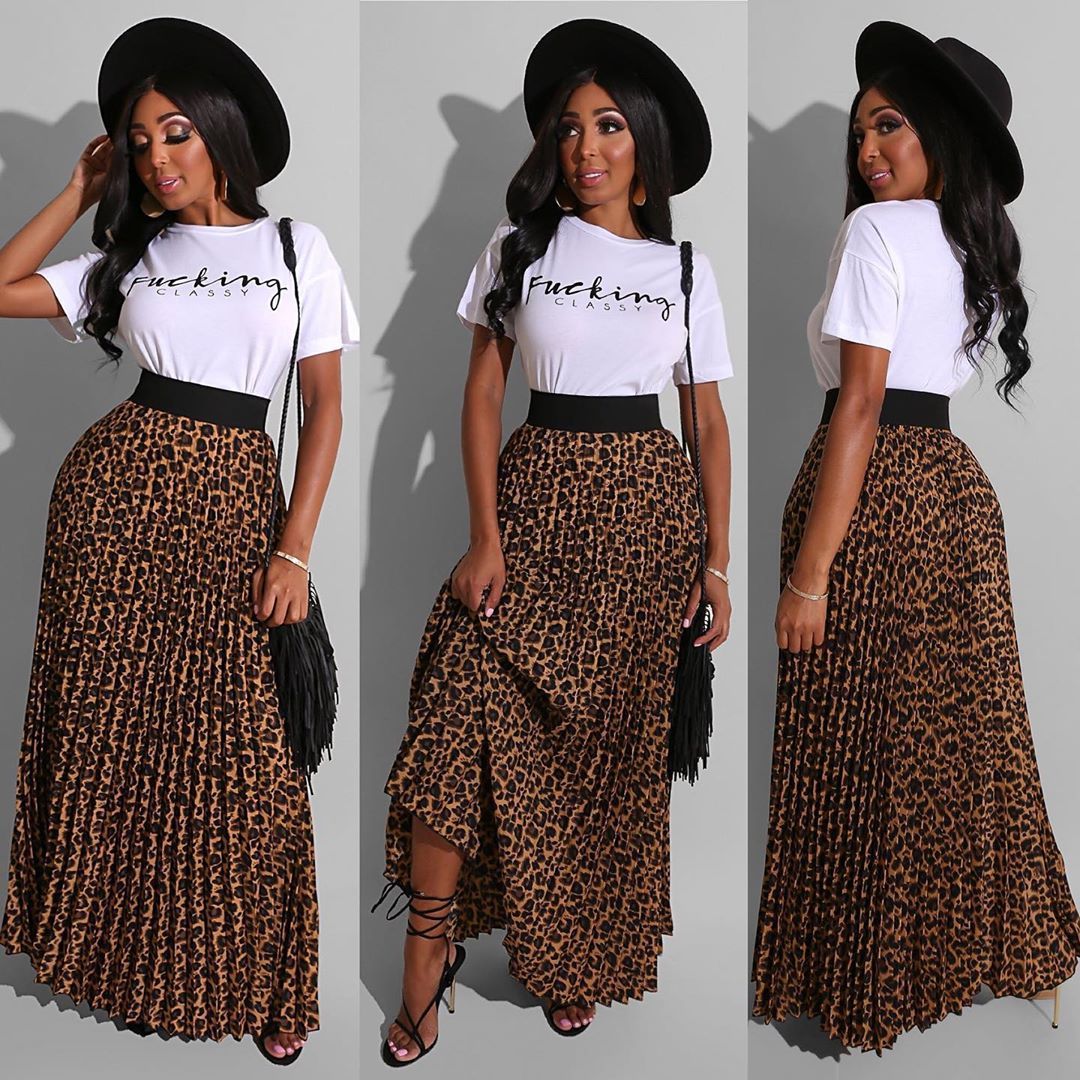 long skirt n shirt
