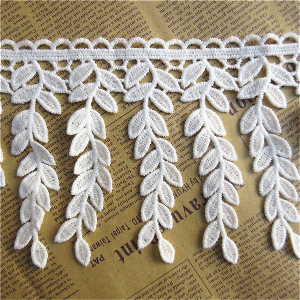 Beautiful Tassel Lace Trim Ribbon Bridal Wedding Dress Sewing DIY Craft 2 Yards