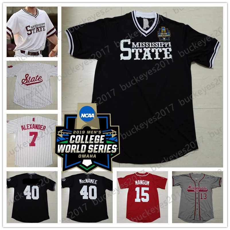 mississippi state black baseball jersey