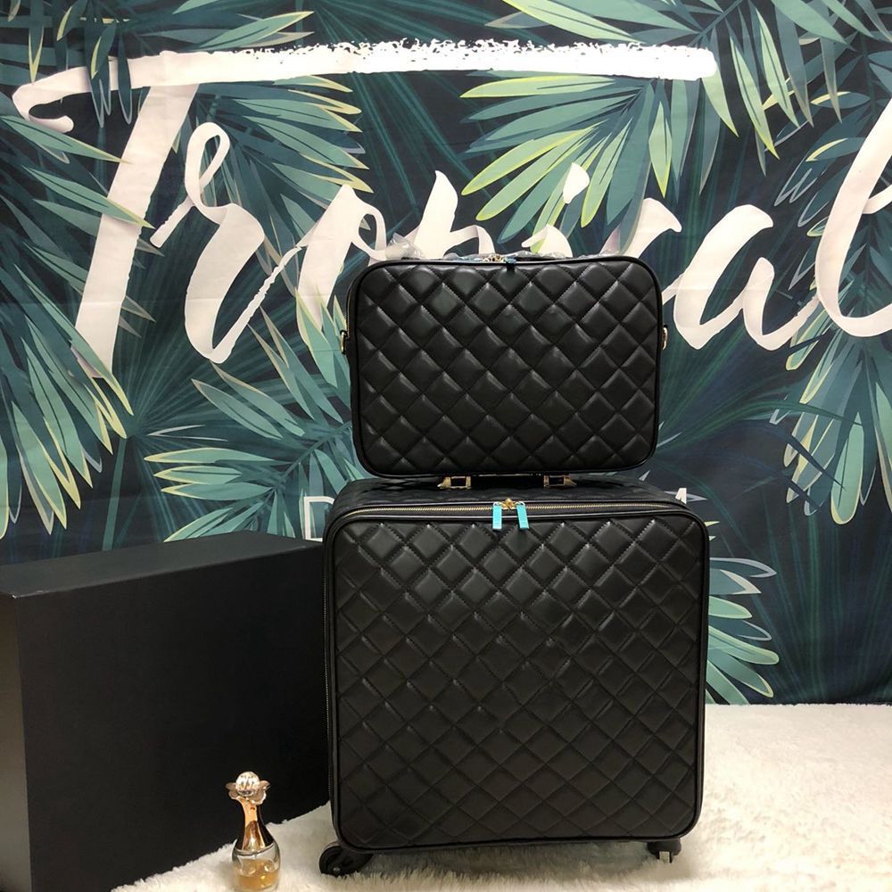 designer travel suitcase