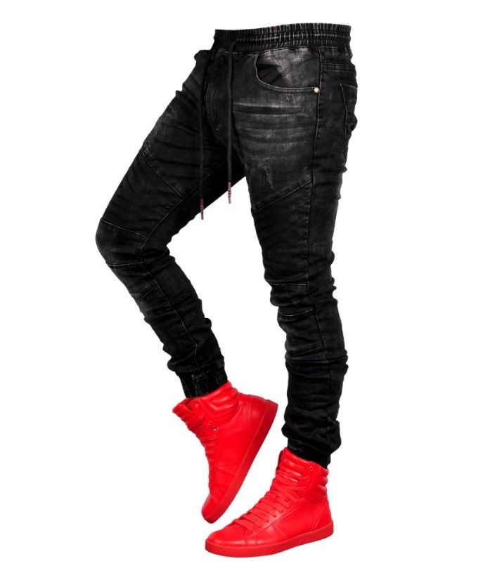 Compra Joggers Jeans Pant Simwood 2019 Pantalon Mezclilla Hombre Nuevos  Hombres Jogger Moda Hombre Elástico Cintura Negro Jeans Hombres Barato |  Entrega Rápida Y Calidad | Es.Dhgate