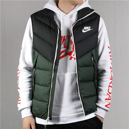 nike sleeveless jacket mens