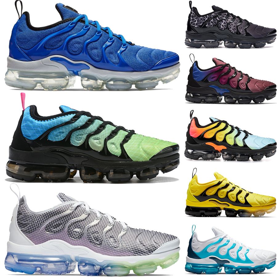 nike vapormax plus rainbow black