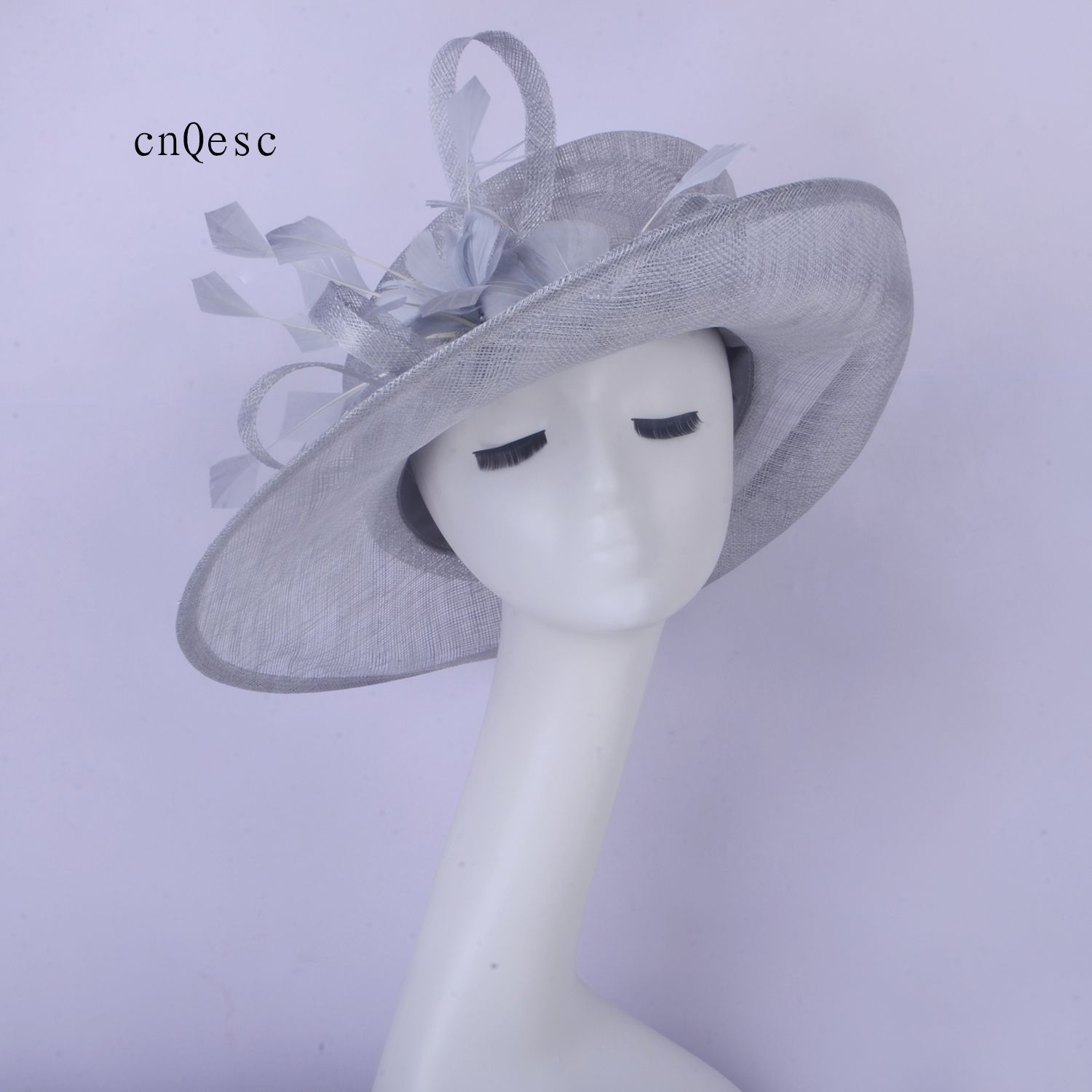 purple wedding hat