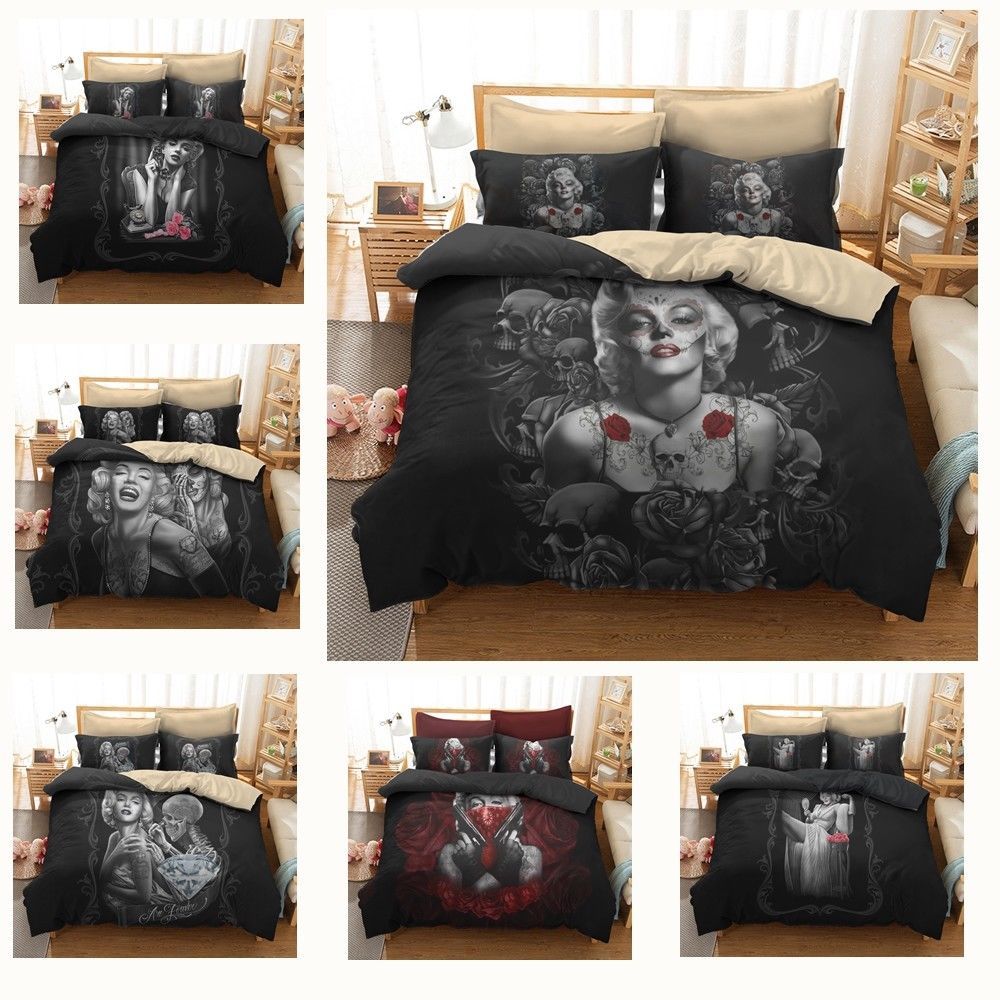 3d Sexy Marilyn Monroe Bedding Set Comforter Cover Duvet Cover Set