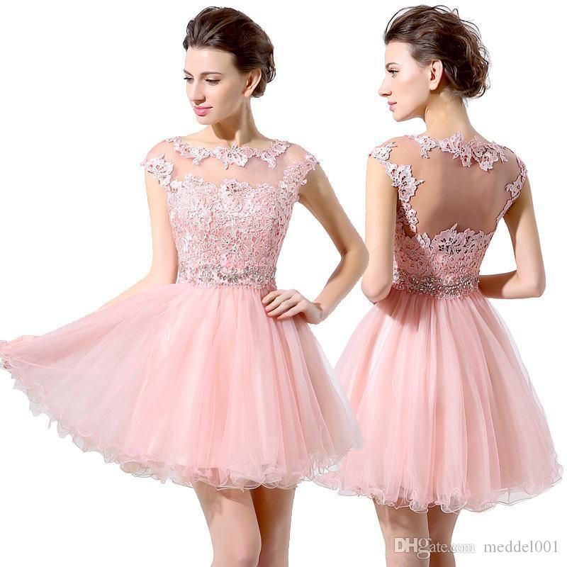 short pink formal dresses juniors