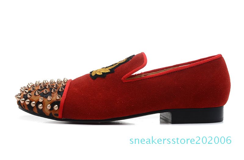 red bottom loafers womens