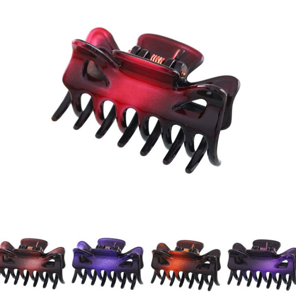 2021 /Pack 4cm Small Claw Clamp Clip 7 Teeth Hair Clip Hairpins Women Hair Accessories Styling
