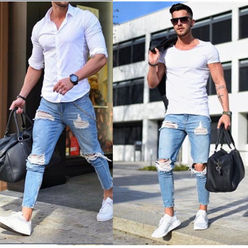 skinny jeans with polo shirt