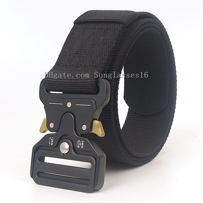 43mm Quick Release Tactical Army Military Men Belt Buckle Plus Size Waist Belts 