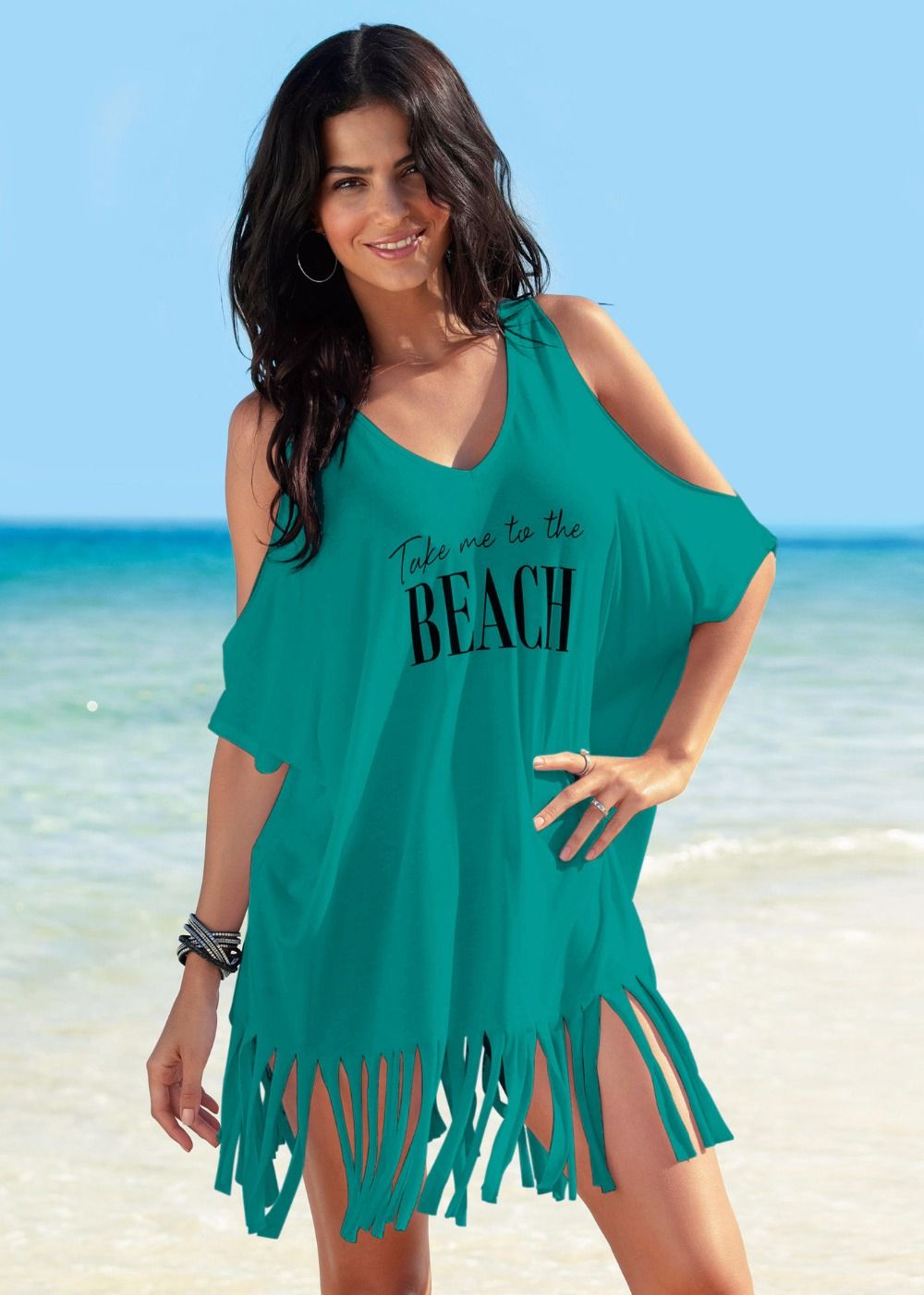 Pareo Vestido de playa Túnicas para trajes baño para mujer Ropa playa Vestidos